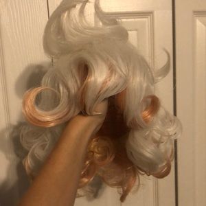 cosplay short white wig
